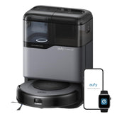 eufy Omni C20 front view with Omni Station showing tidy storage and convenience