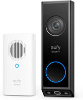 eufy Security front camera closeup showing clear face identification benefit