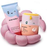 Evereden front packaging of kids face wash and SPF set showing clean design and benefits