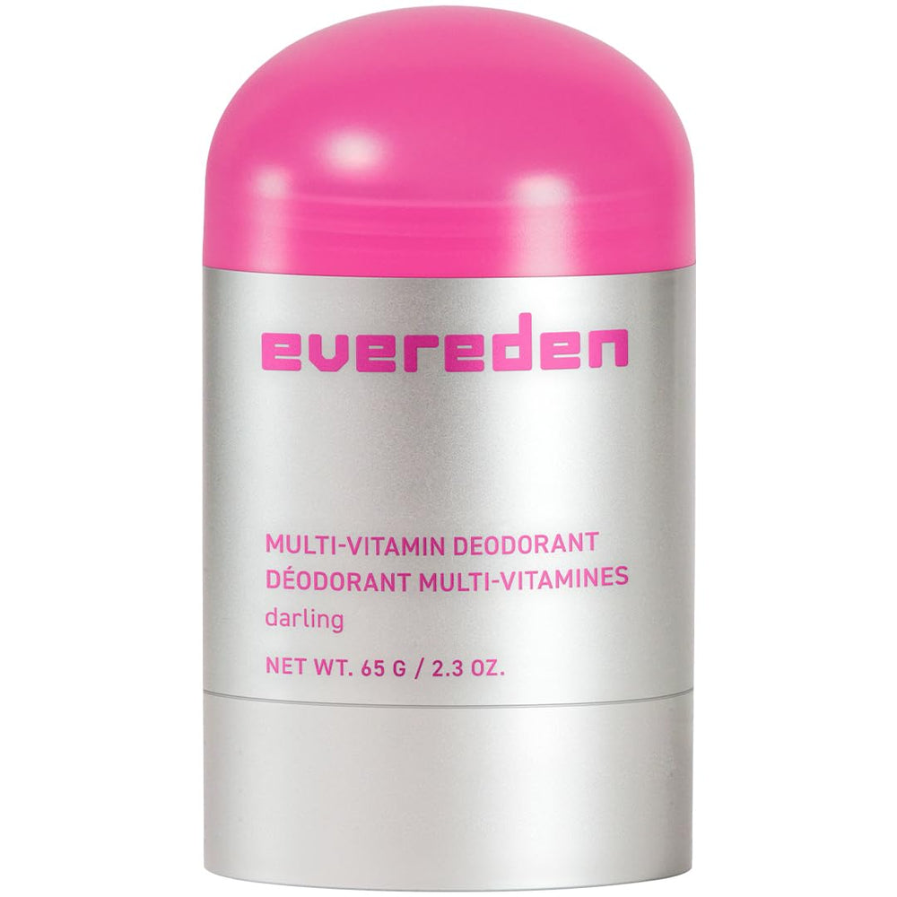 Evereden front packaging showing 2 fl oz deodorant and benefits