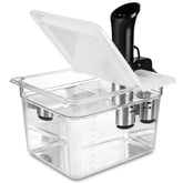 EVERIE front view of 12-quart container showing clean storage and easy use