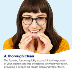 EverSmile before and after teeth image showing brighter shade benefits