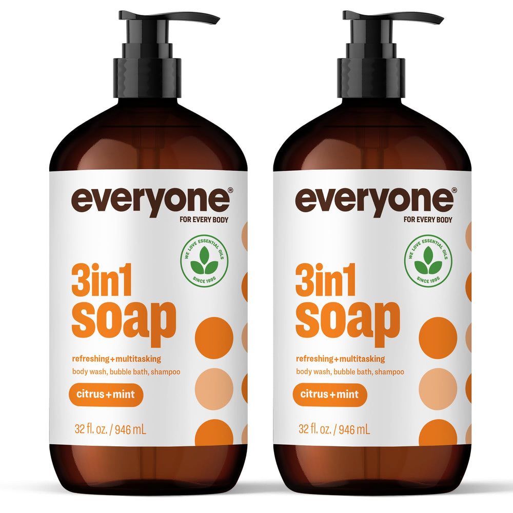 everyone front packaging showing two 32oz bottles and benefits