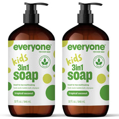 everyone for every body front packaging showing two 32 oz bottles and benefits