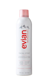 BRUMISATEUR Evian facial spray front packaging showing clean design and benefits