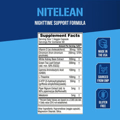 Evlution NiteLean ingredient close-up highlighting green tea extract benefit