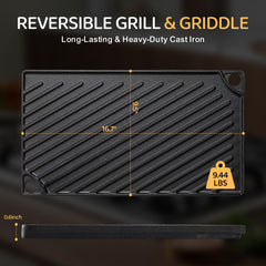 EWFEN ribbed side close-up showing grill marks and sear capability for meats