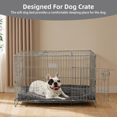 Exsnugy pad installed inside a standard crate providing stable, cushioned support