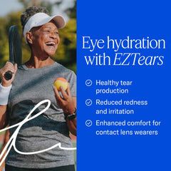EyePromise EZ Tears nutrition label close-up showing omega-3 content