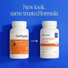 EyePromise softgel close-up highlighting smooth texture and easy-swallow design for daily use