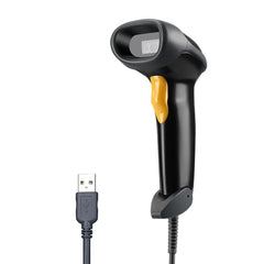 Eyoyo front view showing ergonomic handheld scanner improving speed