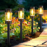 Eyrosa front view 12-pack showing neat row and clear lampshades for consistent lighting
