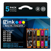 E-Z Ink 410XL front packaging showing five-pack and compatibility information for value