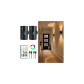 EZVALO front sconce view showing slim profile and up-down glow, easy ambiance