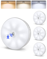 EZVALO front view puck light showing compact housing and LED array for bright illumination