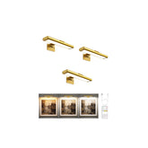 EZVALO front view showing sleek gold picture light enhancing art
