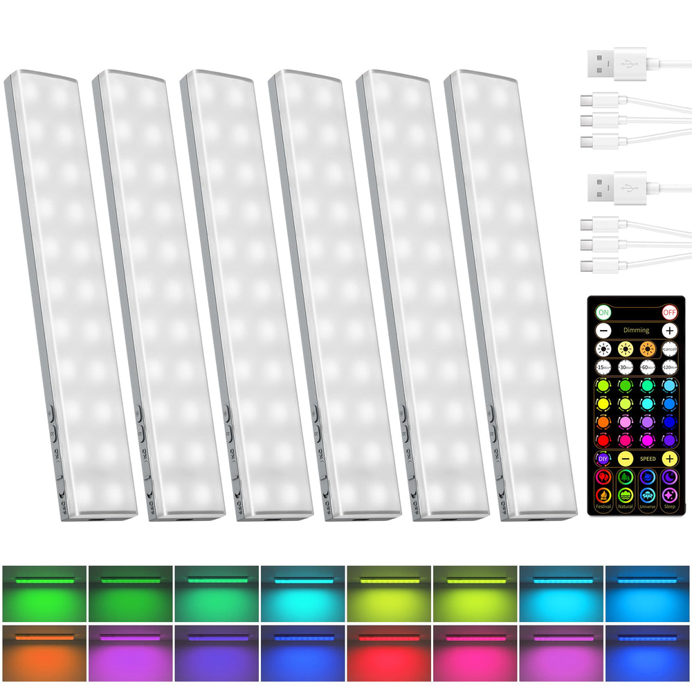 EZVALO front view of LED bar showing slim profile and bright color options