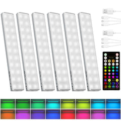 EZVALO front view of LED bar showing slim profile and bright color options