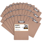 Ezzgol front view of 36-pack clipboards showing neat packaging and quantity benefit