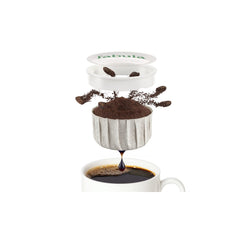 Fabula pod held in hand showing 12g capacity and stronger cup