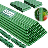 Fabulas front view of full stake kit showing pieces and setup for easy garden planning