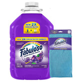 Fabuloso front label on 128 oz jug showing brand and concentrated formula benefit