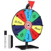Facilife front view of 12-inch prize wheel showing colorful wedges and center hub benefit: draws attention