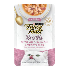 Fancy Feast pouch front packaging showing product name and appeal