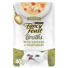 Fancy Feast visible chicken and vegetable pieces showcasing real ingredients