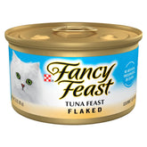 Fancy Feast front can showing label and benefit of gourmet tuna