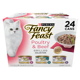 Fancy Feast front package showing variety pack and serving convenience