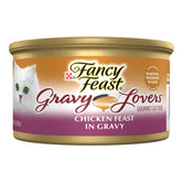 Fancy Feast front packaging showing 24-pack and convenience benefit