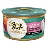 Fancy Feast front can showing Primavera Medleys label and flavor benefits