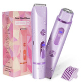 FANKRUAI front view showing purple trimmer and packaging, highlights elegance and portability