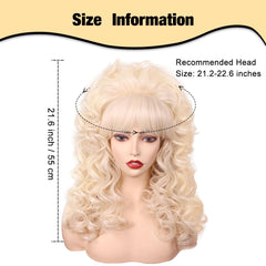 FantaLook side profile highlighting long ringlets for dramatic costume appeal