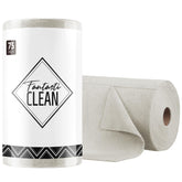 Fantasticlean front roll packaging showing coolgrey sheets and easy-tear convenience
