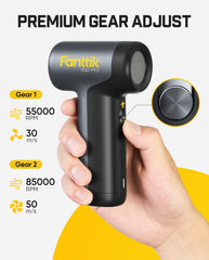 Fanttik B10 Pro LED ring close-up illuminating workspace for precise cleaning
