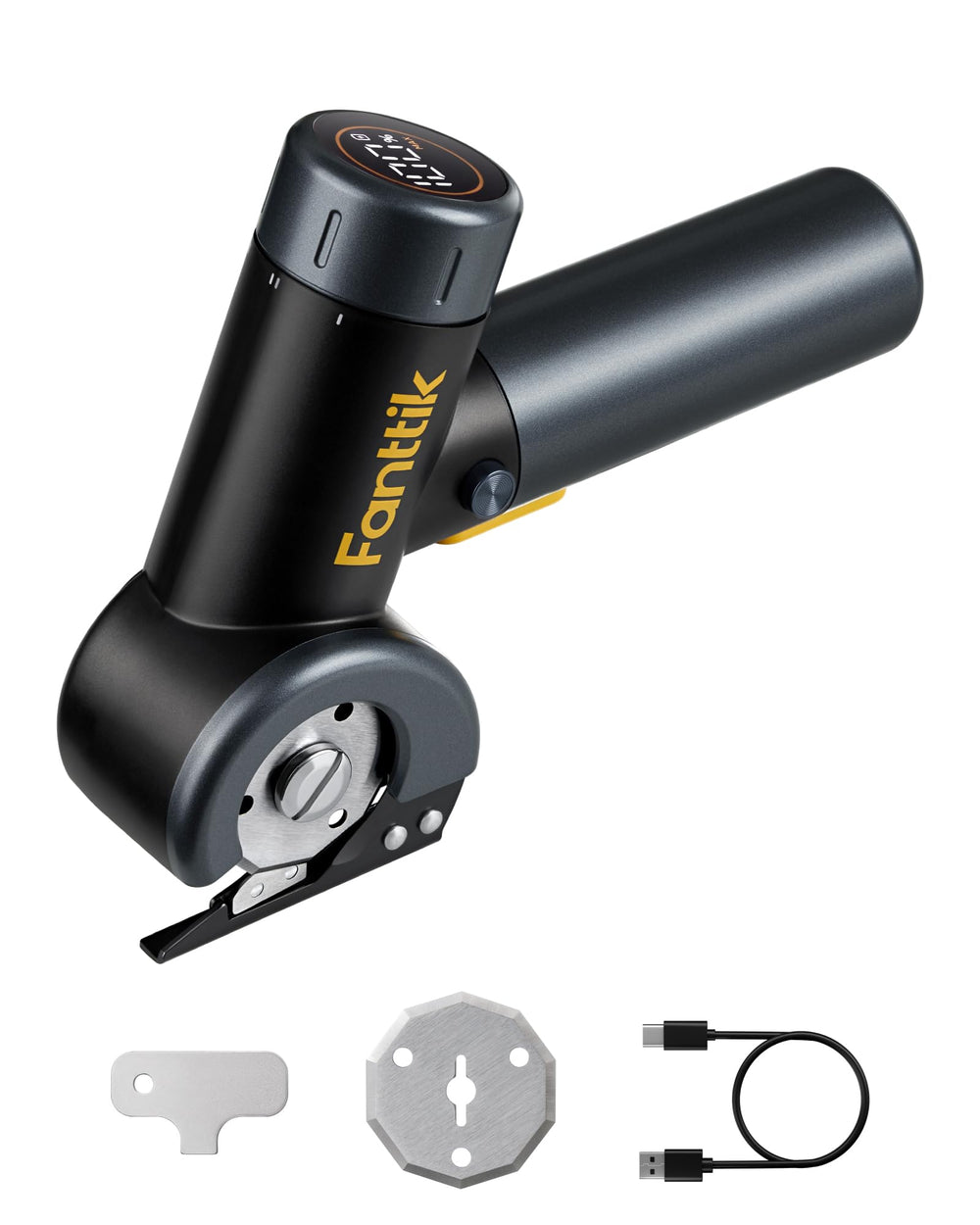 Fanttik C8 Nano front view showing compact cordless cutter and ergonomic grip for easy handling