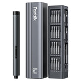 Fanttik E1 Max front view showing compact grey driver and neat case, highlighting portability