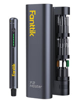 Fanttik F2 Master front view showing compact cordless rotary tool and grip benefit