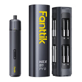 Fanttik S1 Pro front packaging showing product and compact kit, emphasizing portability