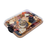 Farberware front view with clear lid showing secure transport benefit