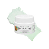 Farmacy front jar showing Green Clean packaging and quick removal benefit