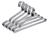 Fayleeko front pack of 40 stainless steel hangers showing quantity and clean storage benefit
