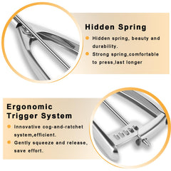 Fayomir three scoop sizes lined up, shows portion consistency benefit