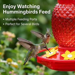 Fchstaer close-up of six flower-shaped feeding ports for easy access