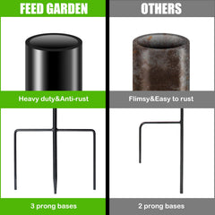 FEED GARDEN extension pole connected to main shaft for easy height adjustment