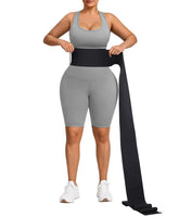 FeelinGirl front view of waist wrap showing full-length coverage and shaping benefit
