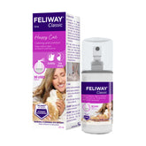 FELIWAY Classic front packaging showing compact 60ml bottle and branding benefit