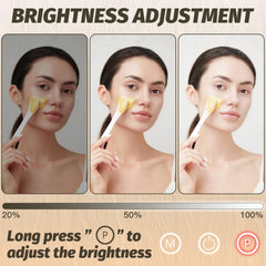 FENNIO touch control close-up showing fingertip adjusting brightness for convenience